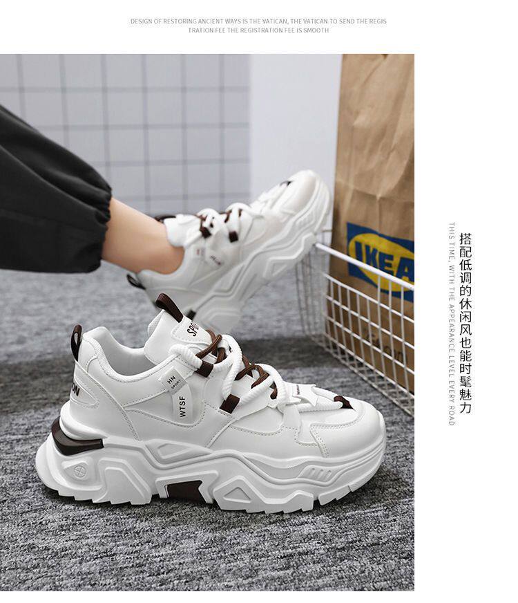 Giày thể thao nam sneaker thoáng khí tăng chiều cao, đế cao su gót thấp 1-3 cm — C118 màu trắng, C118 màu xám chi tiết 12
