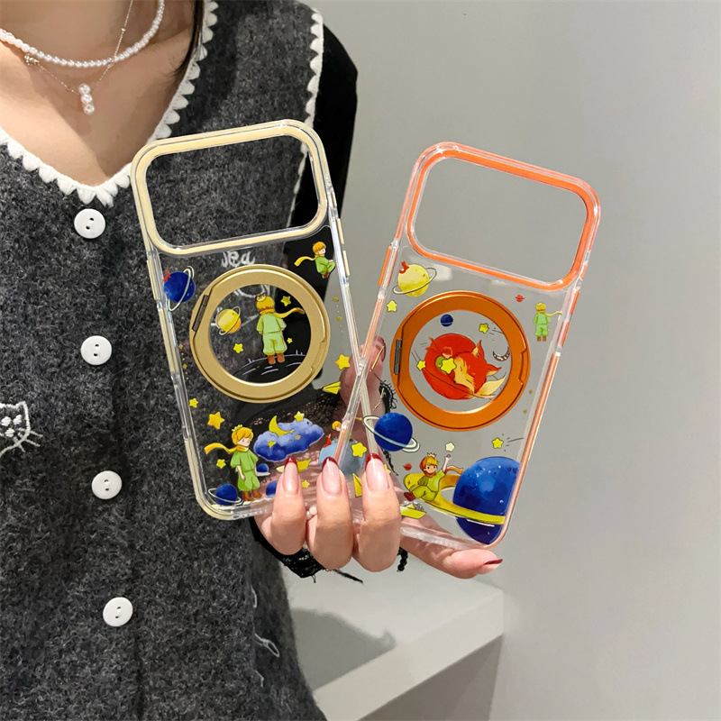 Sødt anime prins ræv telefoncover til iphone 17 16 pro max_voghion.com