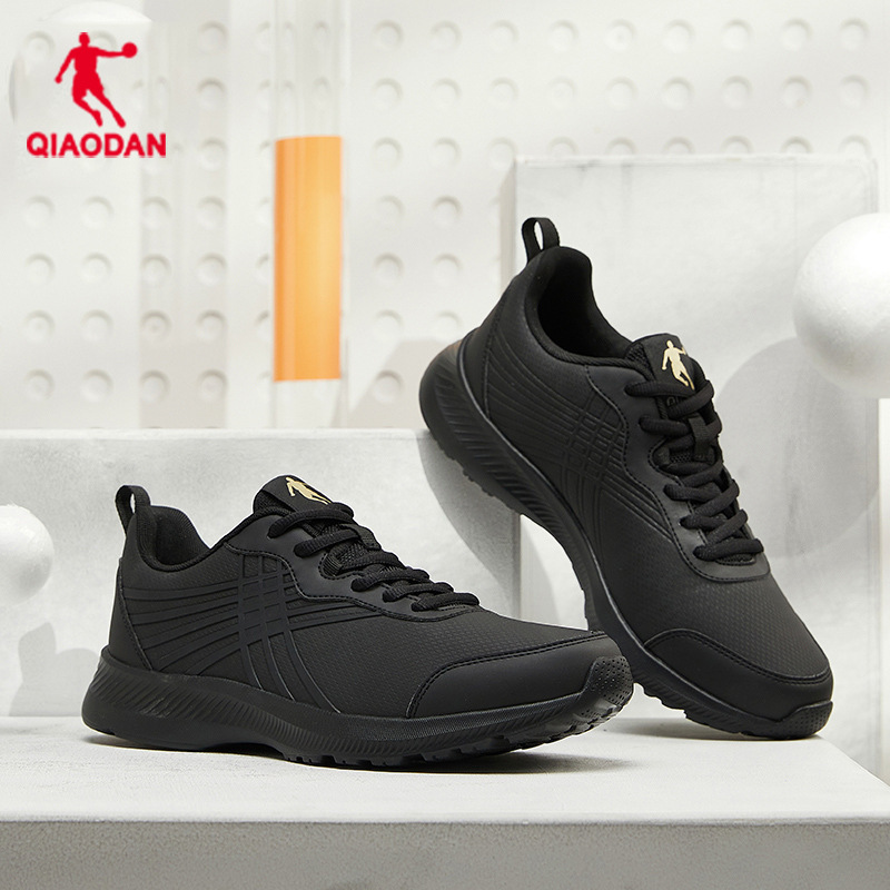 Jordan Official Sports Shoes Men's Shoes Winter Thick Mesh Windproof Running Shoes Shock-Absorbing Black Running Shoes Official Authentic