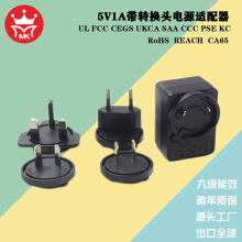 5V1A美欧英澳转换头USB电源适配器 吸奶器 警报器 体感监控设备