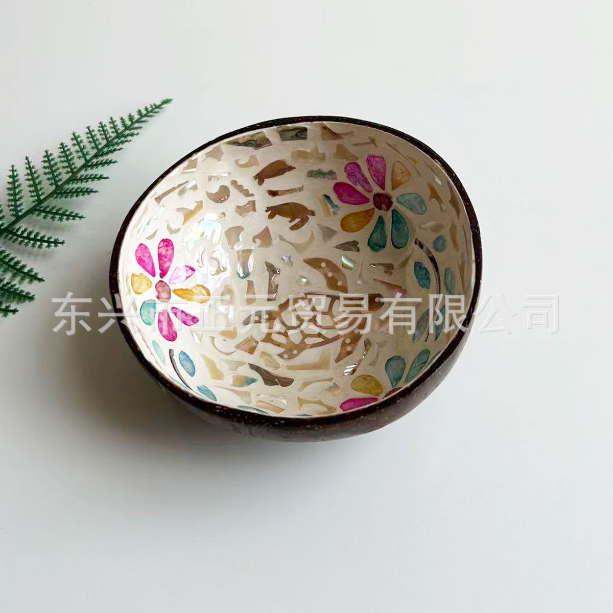 Tazón de coco, bandeja de almacenamiento de llaves de puerta de entrada, conchas de coco, tazón de cubiertos, decoración del hogar, bandeja de almacenamiento de dulces, semillas de melón