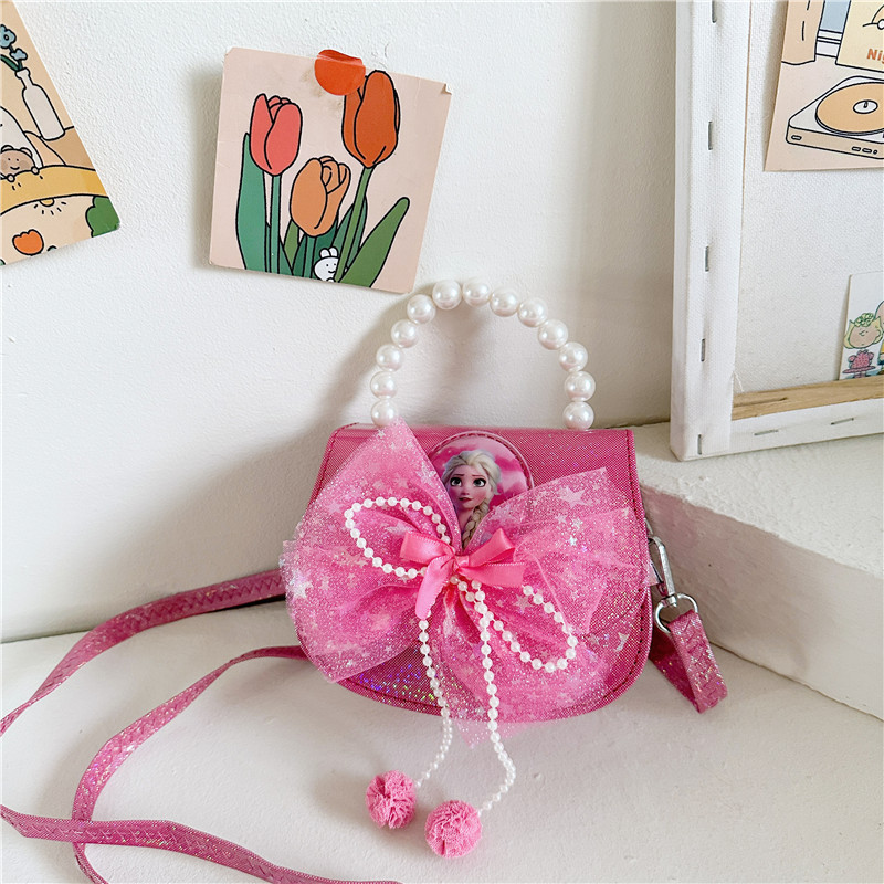 Bolsos infantiles, niñas, bolsos de mano de la princesa Aicha, flash de moda, bolsos de cinturón de cuentas