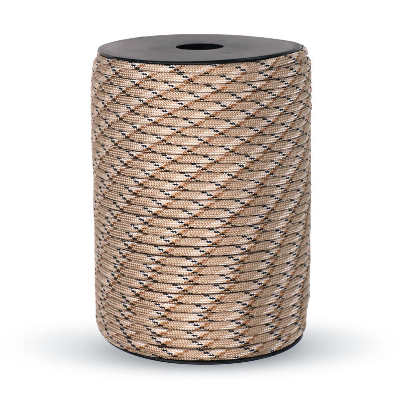 100 metros de eje 9 núcleos de cuerda de paraguas al aire libre caminata salvaje supervivencia de emergencia DIY pulsera trenzada multipropósito