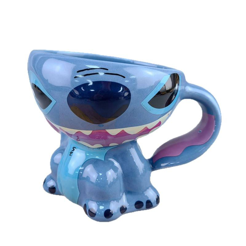 Selección estricta creativa de monstruos elfos Stitch Stitch tazas de agua tazas de té tazas de cerámica modelado tridimensional 3D
