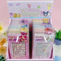 5D рельефная световая наклейка для ногтей для детей мультфильм Sanrio стереофлуоресцентная наклейка для девочек кулуми наклейка для ногтей