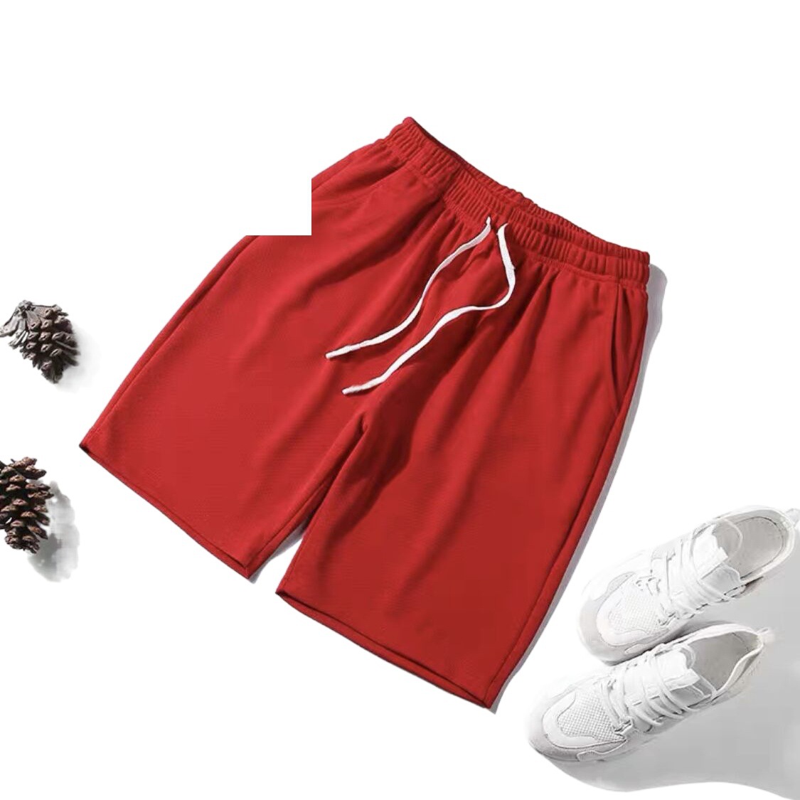 Pantalones recortados Pantalones de playa de verano de comercio exterior transfronterizo para hombres Pantalones cortos deportivos casuales para hombres Pantalones rectos recortados para hombres