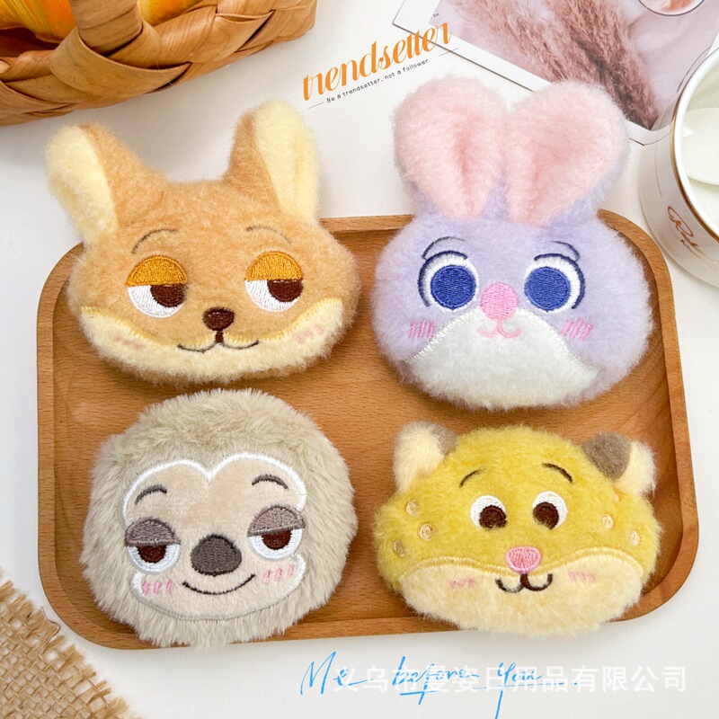 Cartoon Zootopia Squeaks Pendant Fox Nick Doll Doll Rabbit Judy Brooch Clothing Accessories