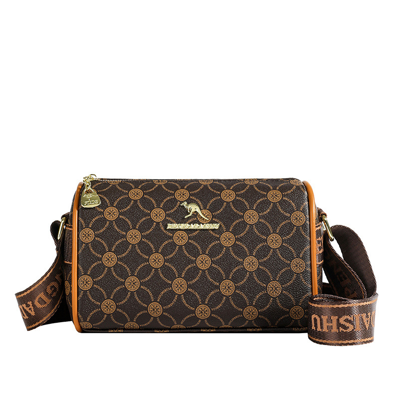 Bolso coreano de moda para mujeres, bolso de moda para madres, otoño y invierno 2024, nuevo tipo de cuero suave, lujoso, hombro simple, bolso de hombro