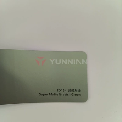 Automotive Film: Factory Direct Sales Collection - 15215m-5-years-warranty-tpu-super-matte-gray-green-water-sticker