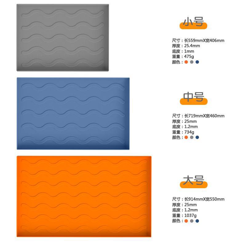 Amazon caliente negro piedra barbacoa parrilla silicona estera protectora estera de limpieza bandeja de barbacoa cubierta protectora de silicona