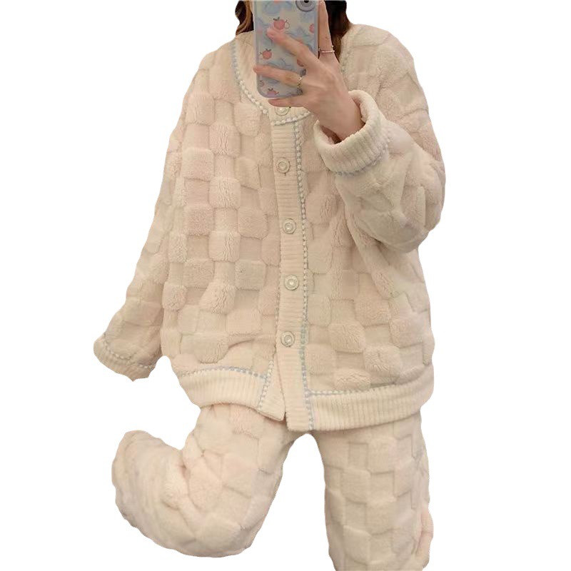 パジャマ｜2024年新作・秋冬・フランネル・厚手・コーラルフリース・ルームウェア|undefined