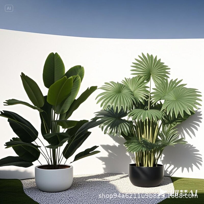 Temu Popular Artificial Green Plant Banana Leaf Artificial Palm Tree Fake Tree Fake Plant Combination Set Indoor Potted Plant Temu Popular Artificial Green Plant Banana Leaf Artificial Palm Tree Fake Tree Fake Plant Combination Set Indoor Potted Plant