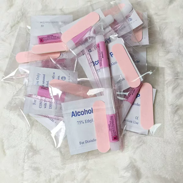 Wear armour tool kit five-piece set portable nail kit glue jelly glue alcohol cotton stick suit