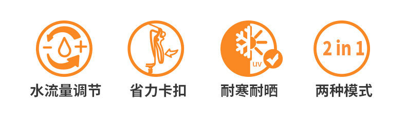 Suitable for high-pressure water guns, car wash nozzles, household car cleaning tools, watering hoses, and hose sets