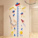 Мультяшный акриловый детский ростомер, трехмерная наклейка для детского сада на стену, 3D