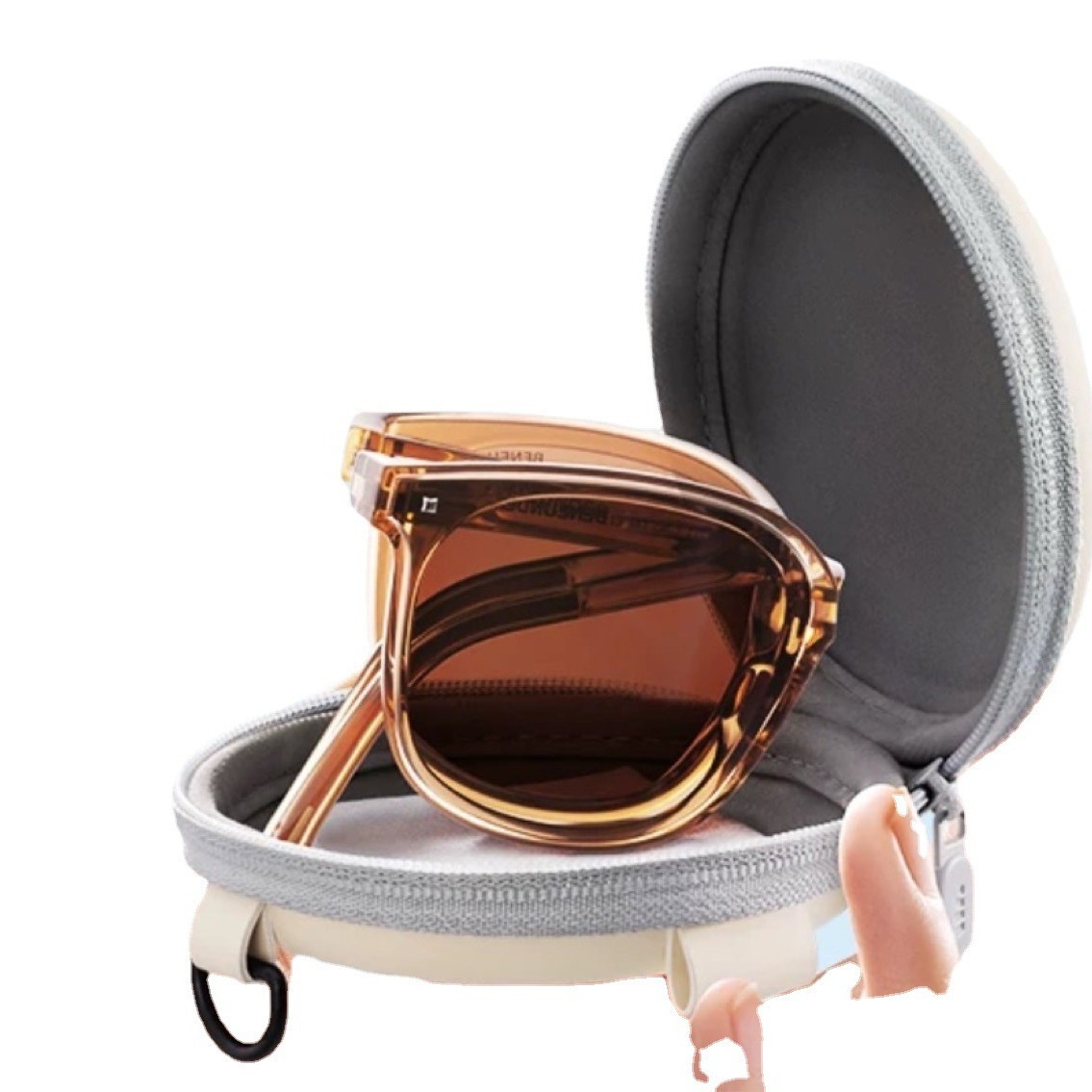 2023 nuevas gafas de sol plegables de bolsillo cojín de aire gafas de sol a prueba de UV gafas de sol plegables de moda coreanas