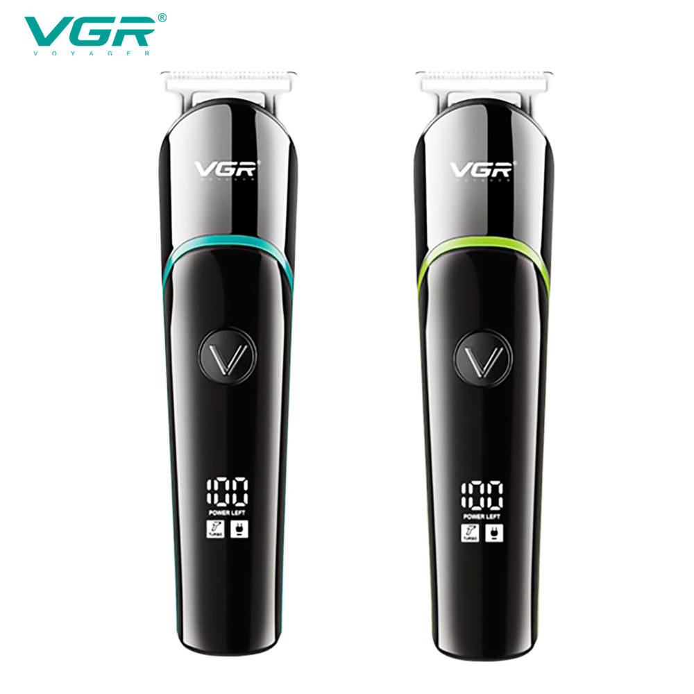Cortapelos eléctrico portátil con pantalla LED para un corte suave, recargable y grabable, ideal para sujetar el cabello del bebé o para uso personal._voghion.com