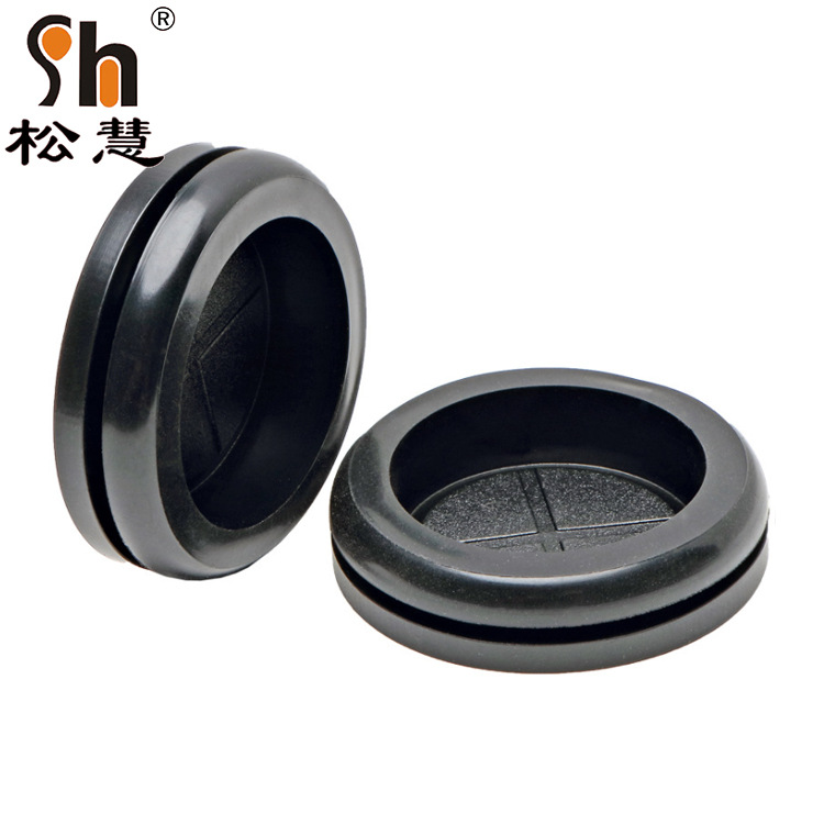 深圳松慧厂家批发供应橡胶护线环单面（防尘型） Ф30 橡胶护线圈