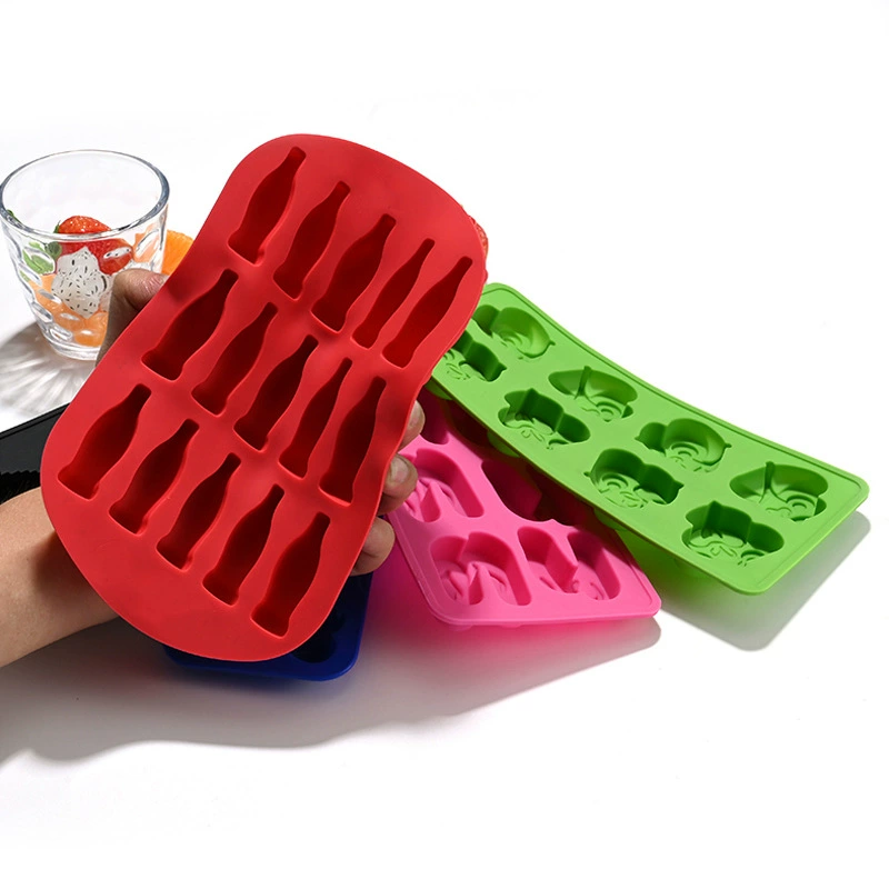 Silicone mold, mask, ice cubes