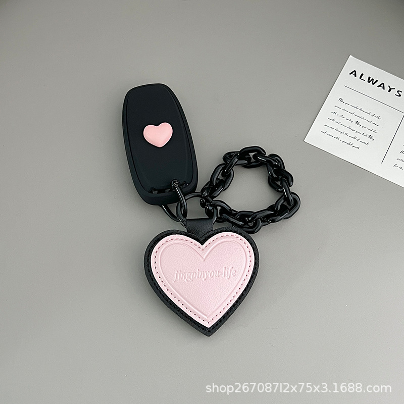 Suitable for Audi A4L Key Cover, A6L Car Key Case, Q5L Shell, A3L Holder, A5 Case, Q3 for Men, 2023 New Model, Q4 E-Tron Simple Design