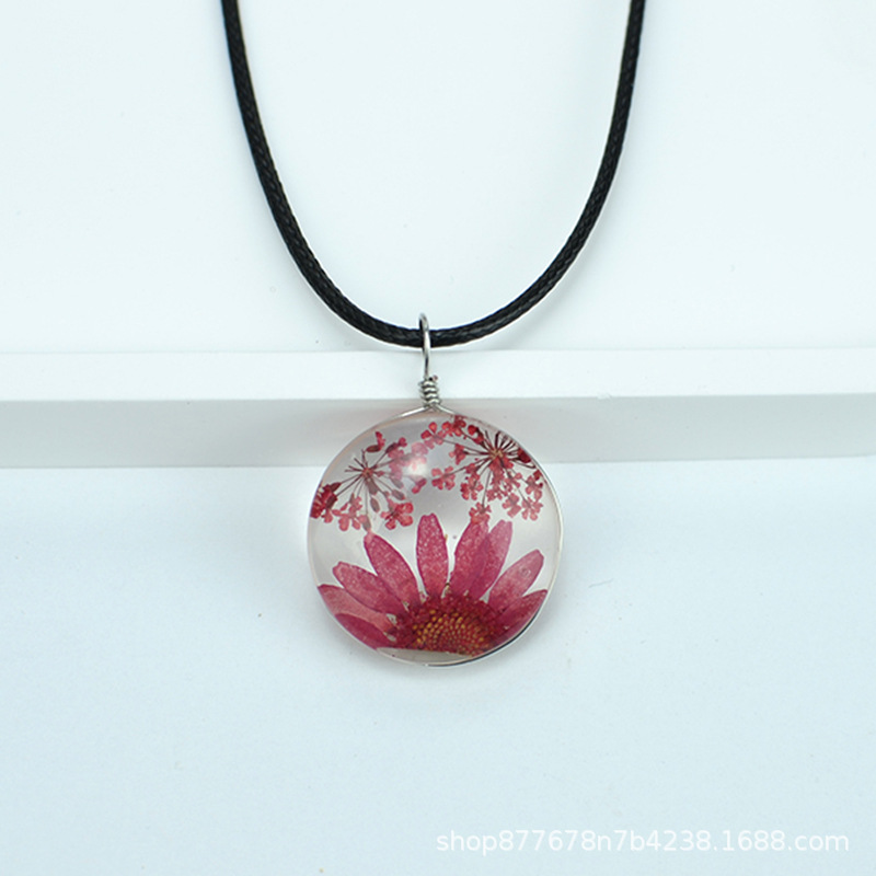 레드 레이스 + 레드 크리스탈 국화