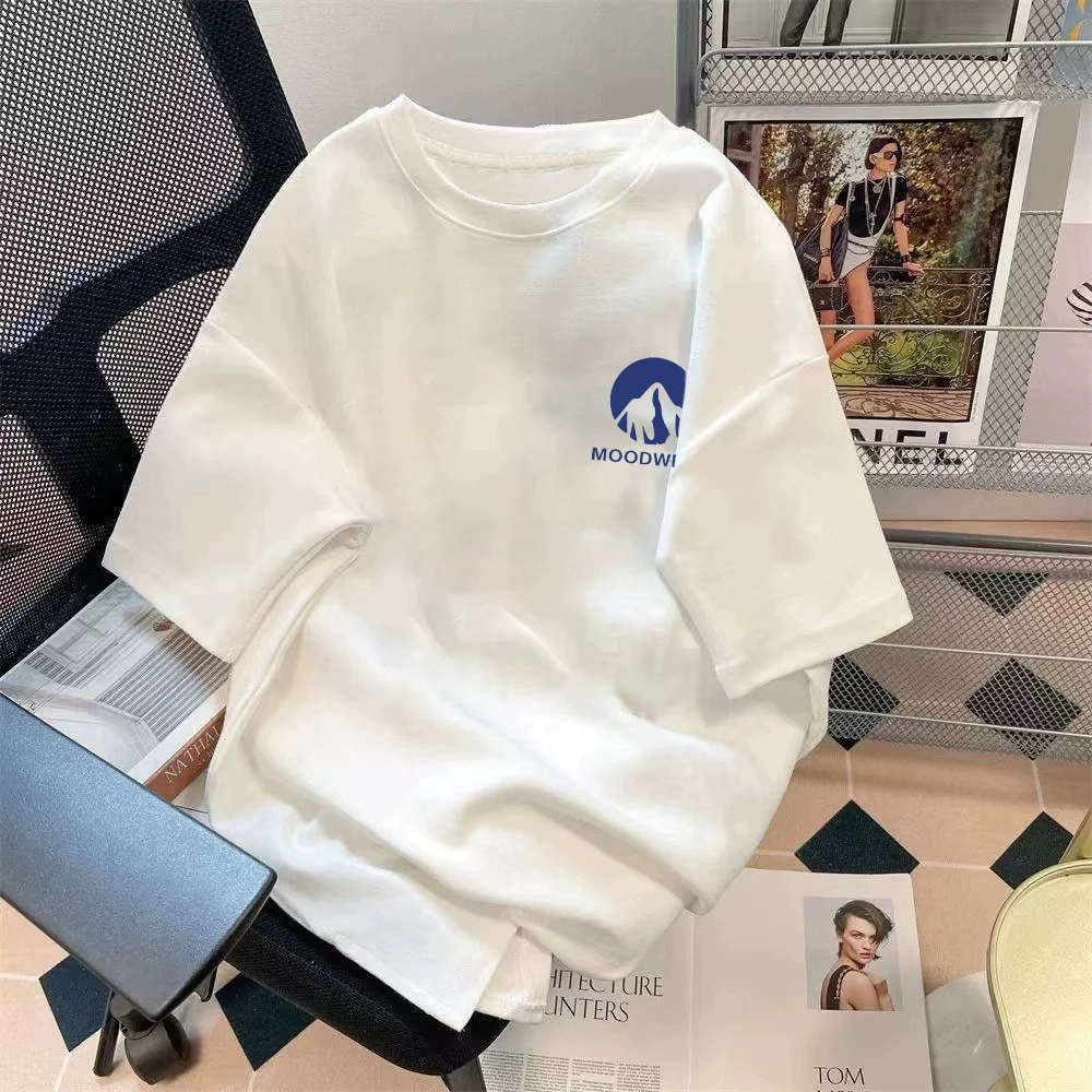 Oversize летняя футболка унисекс с принтом клубники, размеры M–5XL