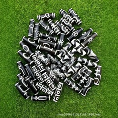厳選された天珠ライブチベットカルセドニー瑪瑙マルチトーテム天珠ルースビーズ卸売ネックレスアクセサリーブレスレットペンダント