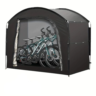 Avtomobil dam çadırları Space Storage Tent Weatherproof - black-220150185cm-1-4-vehicles
