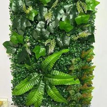 仿真植物墙绿植 人造尤加利假花背景墙 米兰塑料花墙门头装饰草坪