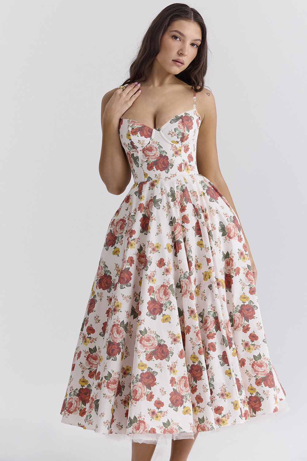 Women's Double Layer Mesh Swing Dress Princess Style Summer Fashion_voghion.com