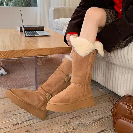 Winter high boots, internet celebrity, 2024 years