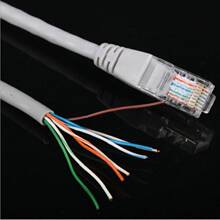 8芯CAt6e過測試純銅雙屏蔽六類網絡線SF/UTP-6 無氧銅屏蔽網線