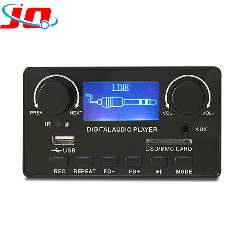 JQ LCD screen mp3 decoder board Bluetooth module car audio decoder Bluetooth power amplifier board Bluetooth motherboard