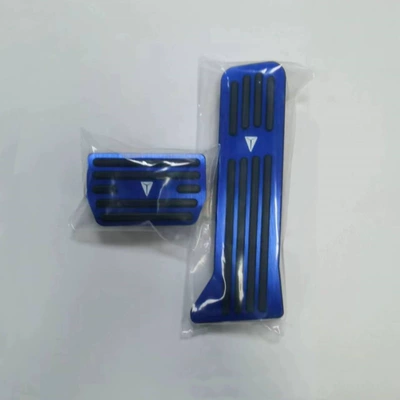 Dekorativ pedal başlıqları SL03 brake and accelerator pedal - blue-throttle-and-brake-two-piece-set