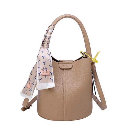 Korean-style bucket bag hand-held vegetable basket texture women's bag simple large capacity single shoulder crossbody bag live streaming