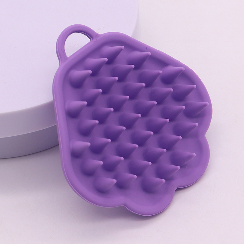 Cepillo de baño para mascotas Cepillo especial para baño de silicona para limpieza de perros Cepillo de baño de masaje para gatos Cepillo de baño para eliminar el pelo flotante