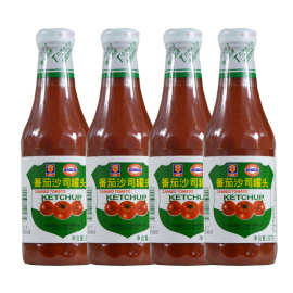 梅林番茄沙司罐头面酱调料拌面薯条寿司番茄酱家用烘培397g/瓶