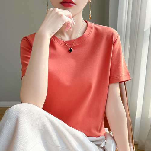 Women's Square Collar T-Shirt with High-End Style for Summer 2025