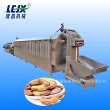 大型电磁滚筒炒货机大米炒货机荞麦炒锅青稞爆料机连续式烘焙商用