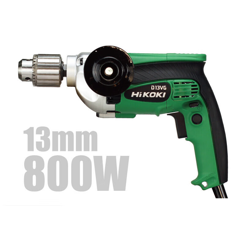 HiKOKI D13VG Hitachi 13mm taladro de mano de alta potencia (ajuste de velocidad / 800W)