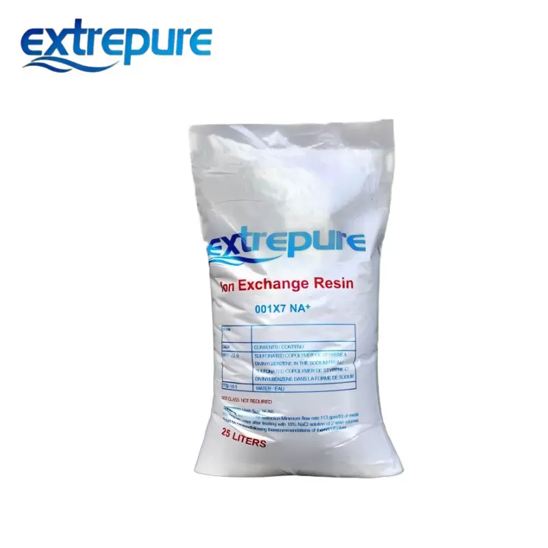 纯阳离子交换树脂漂伊纯软水树脂工业锅炉酒店降硬度软化水食品级