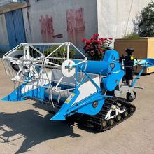 4LZ-0.6微小型水稻联合收割机 1米割幅兼收小麦 稻谷联合收割机