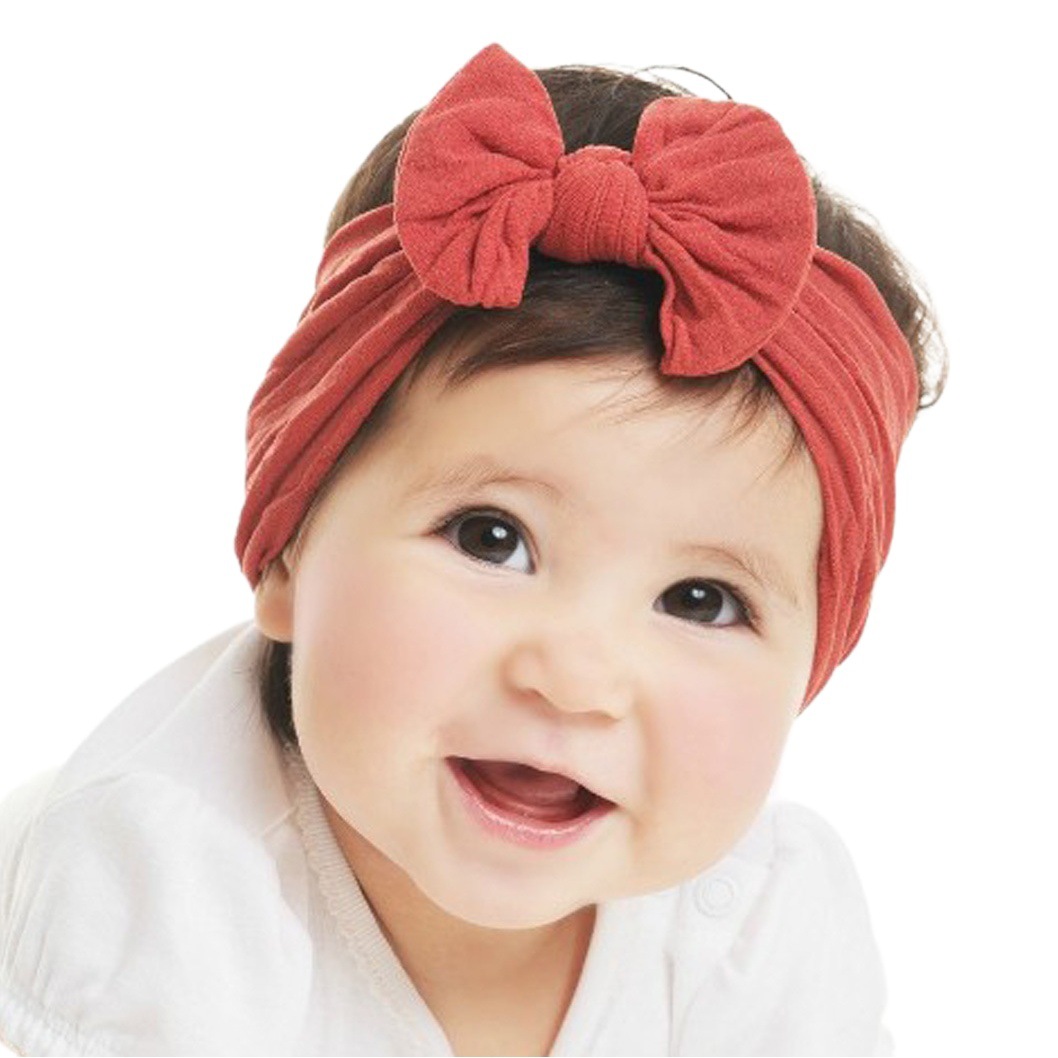 Accesorios para el cabello del bebé suave y cómodo nylon arco banda para el cabello accesorios para niños linda princesa banda para el cabello ins