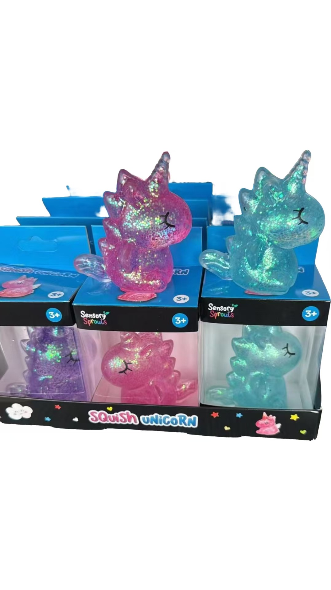 Juguetes de descompresión de música de amasado explosivo transfronterizo maltosa TPR rebote lento artefacto de descompresión, helado, cubitos de agua amasados image 43