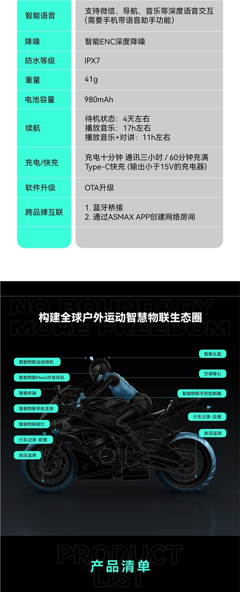 ASMAX S1 helmet Bluetooth headset for motorcycle riding, specialized for motorbikes, noise-reducing full-face helmet with built-in axmax
