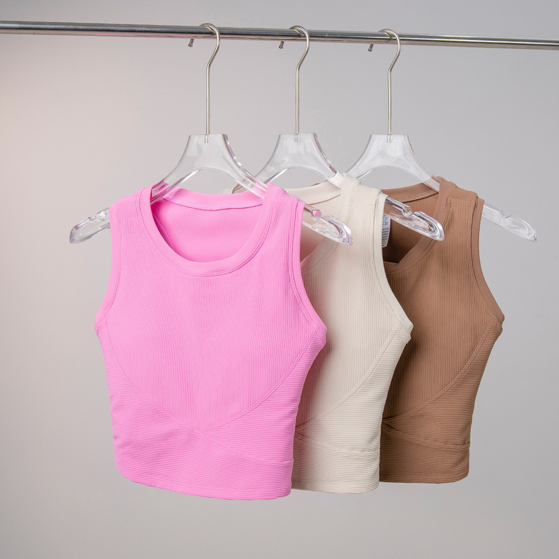 Fps Fixed Cup Sports Vest All-In-One Slimming Look Fitness Bra I-Shaped Beautiful Back Yoga Fitness Women