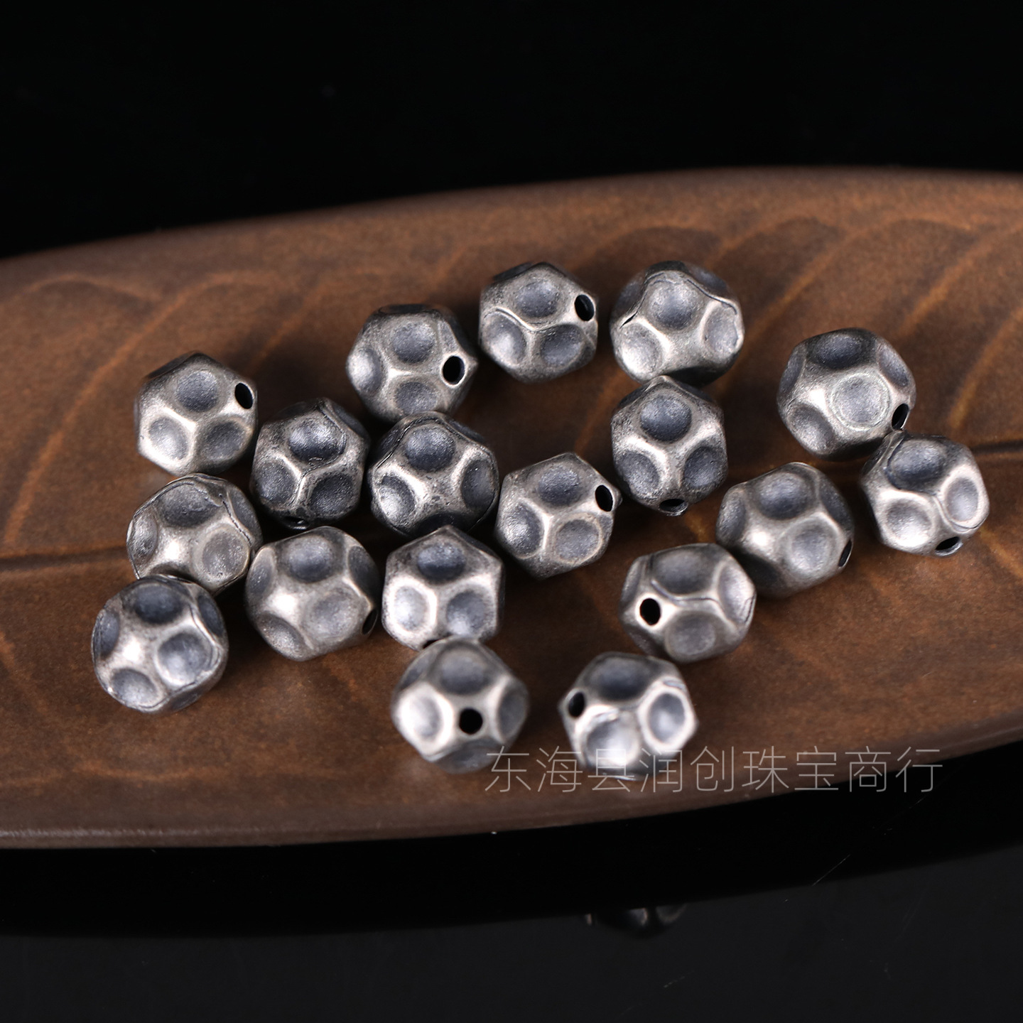 Sanqi silver seamless beads accessories, spacer beads for handmade DIY crafts, Buddhist beads, bracelets, woven cords, necklace accessories wholesale