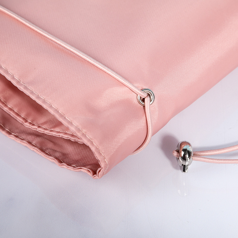 Neceser de malla de poliéster, gran capacidad, bolsa de cosméticos plegable cuatro en uno desmontable, bolsa de almacenamiento para cosméticos y artículos de tocador