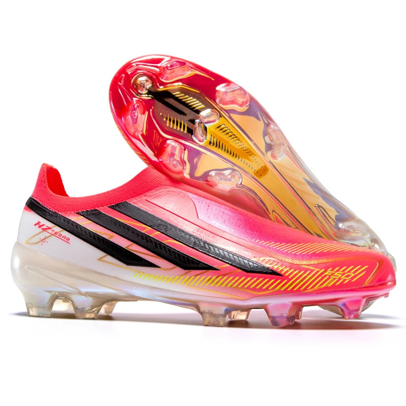 Tenis de Fútbol FG sin Agujetas F50 de TPU Ligero para Césped