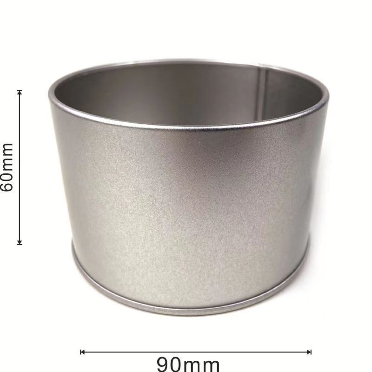 慕斯蛋糕圆形磨砂甜品烘焙包装开窗铁盒马口铁盒收纳礼盒开窗设计